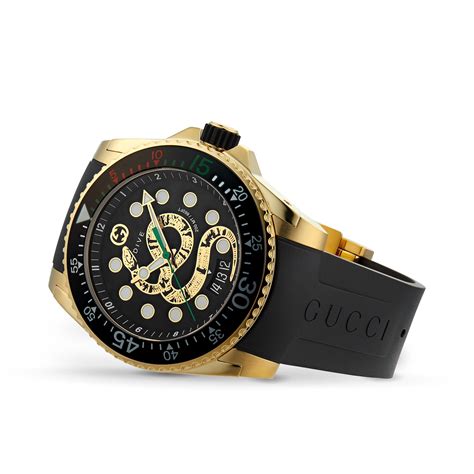 gucci dive 45mm gold|Gucci dive watch review.